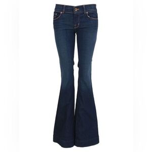J Brand Dark Blue Flare Jeans